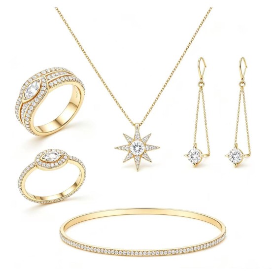 American Vintage Luxury 5-Piece Wedding Set