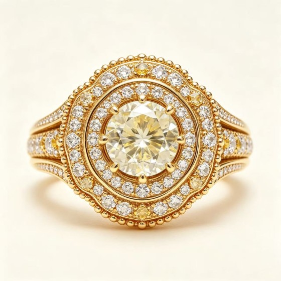 AM‑001-Aurelia Classic Bridal Main Ring