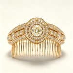 Aurelia Classic Bridal Hair‑Comb Tiara