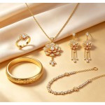 Purely Chinese-style 5-piece wedding set