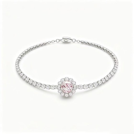 Aurelia Elegance Bridal Colored Diamond Bracelet