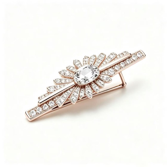 AM Rose Gold Tie Clip