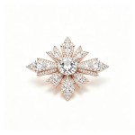 AM Rose Gold Brooch