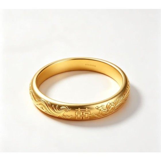Chinese Filigree Bridal Bangle