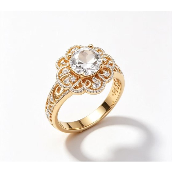 Sino‑European Fusion Bridal Ring