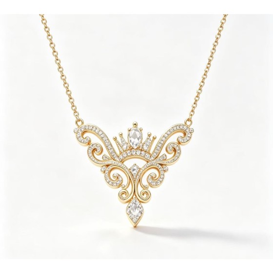Sino‑European Style Pendant Necklace Set